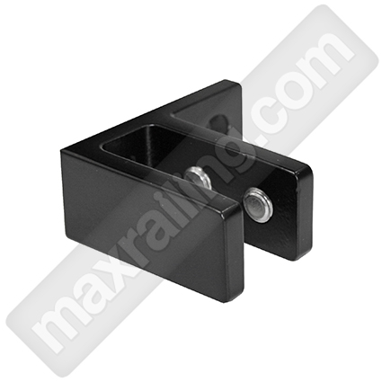 Styklodyrjach black cheren za stena. Черен мат стъклодържач за стена